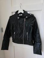 Bikerjack lederlook meisjes jas mt. 158, Ophalen of Verzenden, Zo goed als nieuw, Meisje, Jas