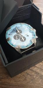Diesel Spiked DZ4655, Sieraden, Tassen en Uiterlijk, Horloges | Heren, Overige merken, Staal, Staal, Polshorloge