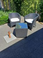 tuinmeubilair, Tuin en Terras, Kunststof, Gebruikt, Bijzettafel, Loungeset