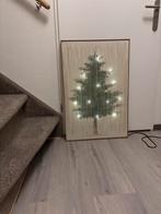 Kerstboom Schilderij met Verlichting, Ophalen, Minder dan 50 cm, Zo goed als nieuw, Minder dan 100 cm