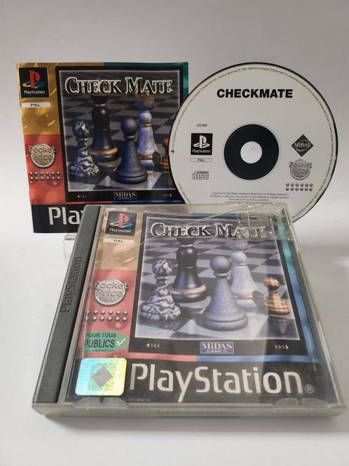 Checkmate Playstation 1/ Ps1, Spelcomputers en Games, Games | Sony PlayStation 1, Zo goed als nieuw, Puzzel en Educatief, 2 spelers
