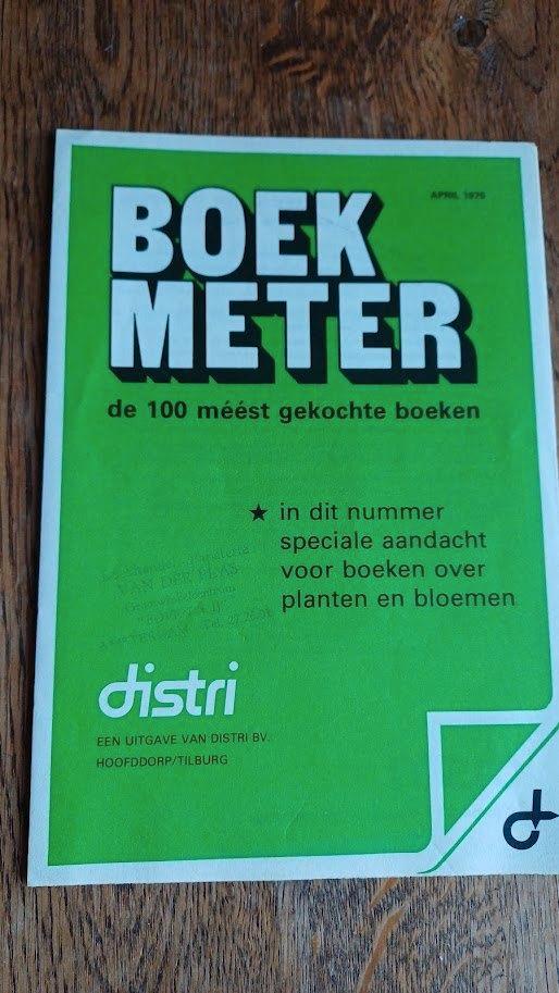Boekmeter april 1975 De meest verkochte boeken keetje tippel, Boeken, Literatuur, Gelezen, Nederland, Ophalen of Verzenden