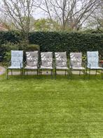 Garden chairs x6 with cushions, Gebruikt, Ophalen of Verzenden