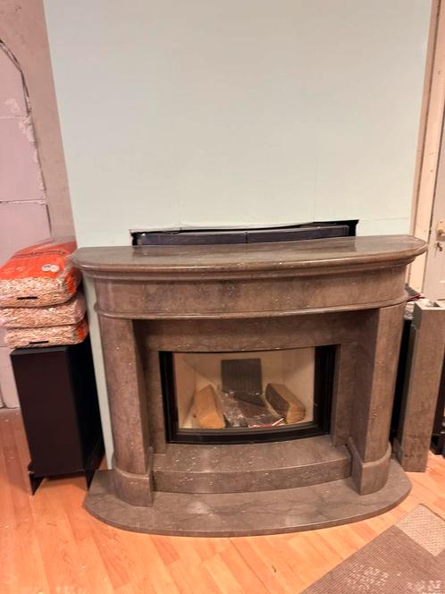 Inbouw houthaard merk Kalfire met schouw, Huis en Inrichting, Haarden, Nieuw, Houthaard, Ophalen