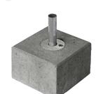 Betonpoer, spandoekframe betonvoeten voor buis 48 mm nieuw!, Nieuw, Overige typen, Ophalen, Minder dan 50 mm
