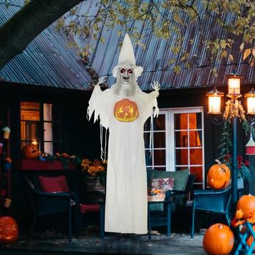 Griezelige Halloween Decoratie heks nieuw  beschikbaar voor biedingen