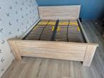 2 persoons bed 160x 200 met lattenbodems zonde matras, Huis en Inrichting, Slaapkamer | Bedden, Ophalen, Overige materialen, Tweepersoons