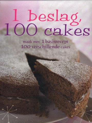 1 Beslag 100 Cakes - Basis Recepten BOEK 9781445414171 beschikbaar voor biedingen