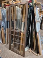 93x231,5cm Binnendeur opdek rechts Staal look brons NDB905, Ophalen, 80 tot 100 cm, Glas, Binnendeur