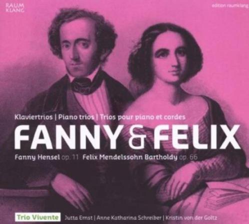 NIEUW Felix & Fanny / Trio Vivente (Raumklang), Cd's en Dvd's, Cd's | Klassiek, Nieuw in verpakking, Kamermuziek, Romantiek, Met libretto