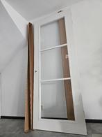 Svedex binnendeur met helder glas stomp 231,5 x 93 zgan, Ophalen, 80 tot 100 cm, Binnendeur, Zo goed als nieuw