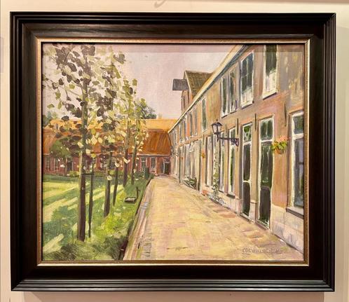 Groningen, o.a. Sint Anthonie Gasthuis, Kerkje Heveskes, Antiek en Kunst, Kunst | Schilderijen | Klassiek, Ophalen of Verzenden