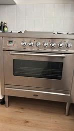 Boretti gasfornuis met grillpaat 90cm breed, Ophalen, Gebruikt, 60 cm of meer, Gas