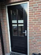 !! Hardhouten buitendeur !!, Deurkozijn, Zo goed als nieuw, 150 tot 225 cm, Hout