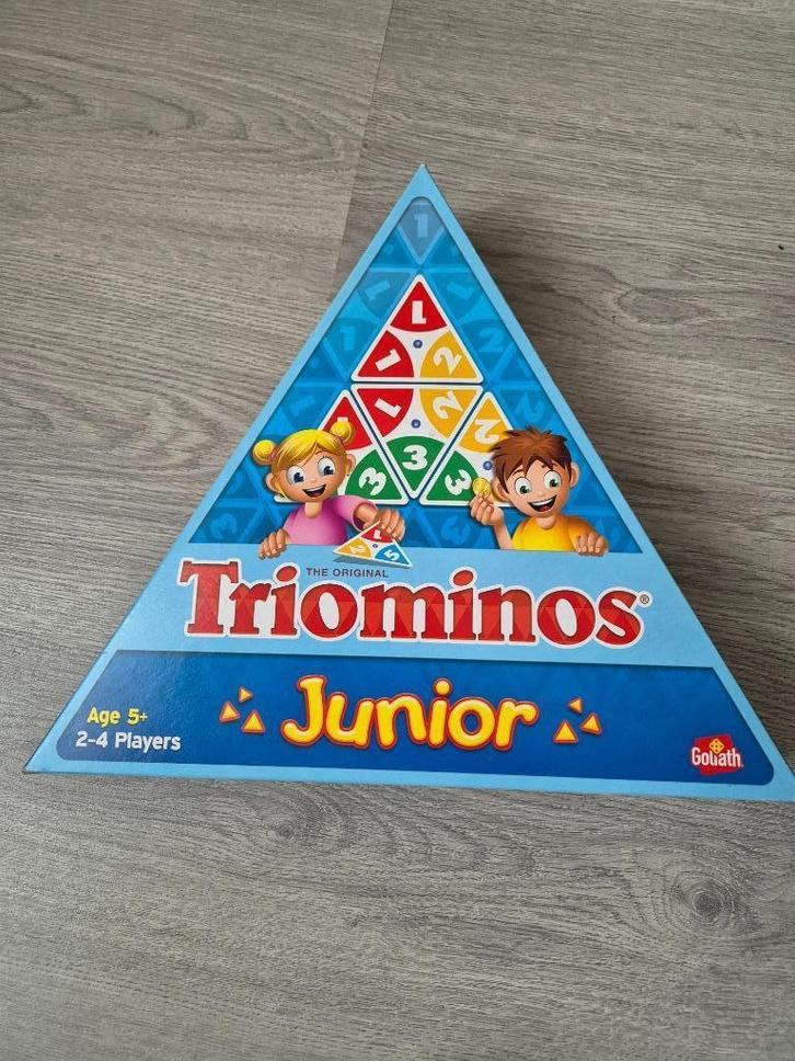 triominos junior, Hobby en Vrije tijd, Gezelschapsspellen | Bordspellen, Gebruikt, Ophalen of Verzenden