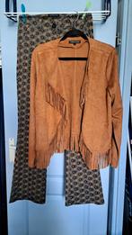 Tramontana Suedine Jasje met Franjes - Maat L - Nieuw, Tramontana, Beige, Maat 42/44 (L), Nieuw