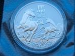 2026 Lunar 3 Horse 1 oz zilver, Ophalen of Verzenden, Zilver