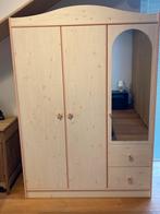 Kledingkast, lage kast en nachtkastje - set, Ophalen, Gebruikt, 100 tot 150 cm, Met lade(s)