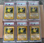 Pikachu Jungle 1st PSA 9, Ophalen of Verzenden, Zo goed als nieuw, Losse kaart
