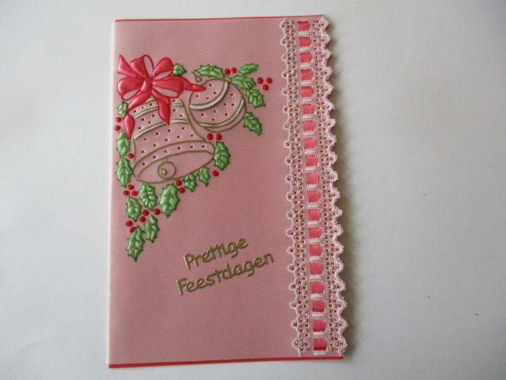 set 3 pergamano kerstkaarten 5 stuks, Diversen, Kerst, Nieuw, Ophalen of Verzenden