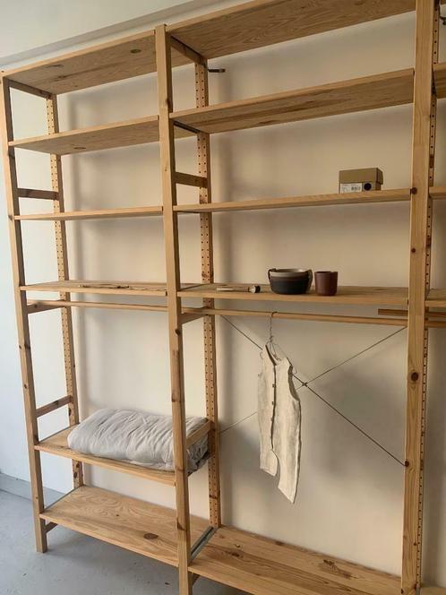 4 grenen stellingkasten:   WEDEKA, Ivar en Ikea, Huis en Inrichting, Kasten | Stellingkasten, Gebruikt, Ophalen