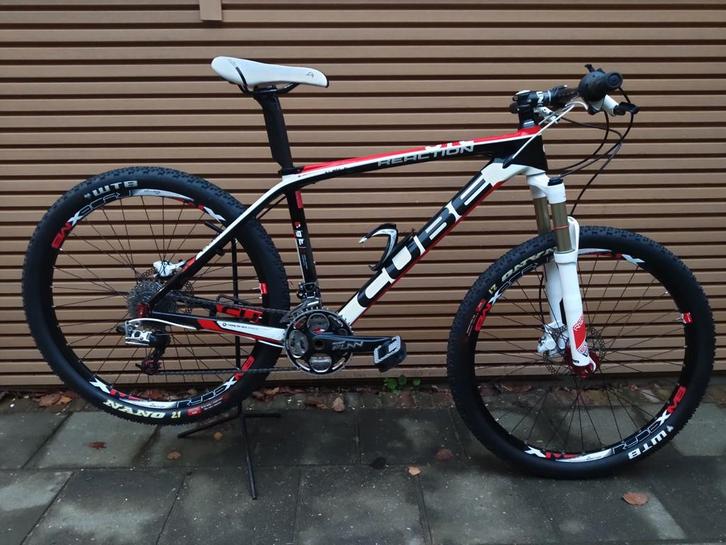 Cube Reaction GTC 26er carbon mountainbike 17", Fietsen en Brommers, Fietsen | Mountainbikes en ATB, Zo goed als nieuw, Heren