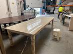 Landelijke Eettafel Brocante Stijl, Huis en Inrichting, Tafels | Eettafels, Ophalen, Gebruikt, 100 tot 150 cm, Vijf personen of meer
