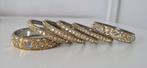 Indian party armbanden set van 6, Verzenden, Nieuw, Goud, Goud