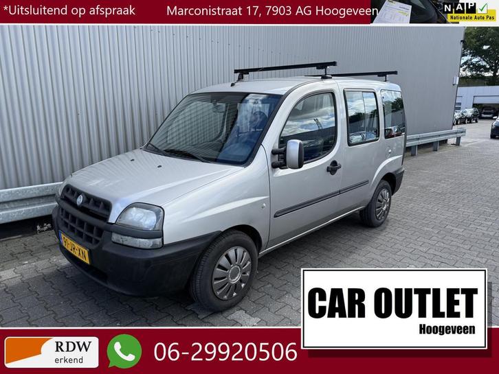 Fiat Doblò 1.2 SX 129Dkm.NAP, Pioneer USB Audio, PDC, Dakdr, Auto's, Fiat, Bedrijf, Te koop, Doblo, ABS, Airbags, Alarm, Centrale vergrendeling