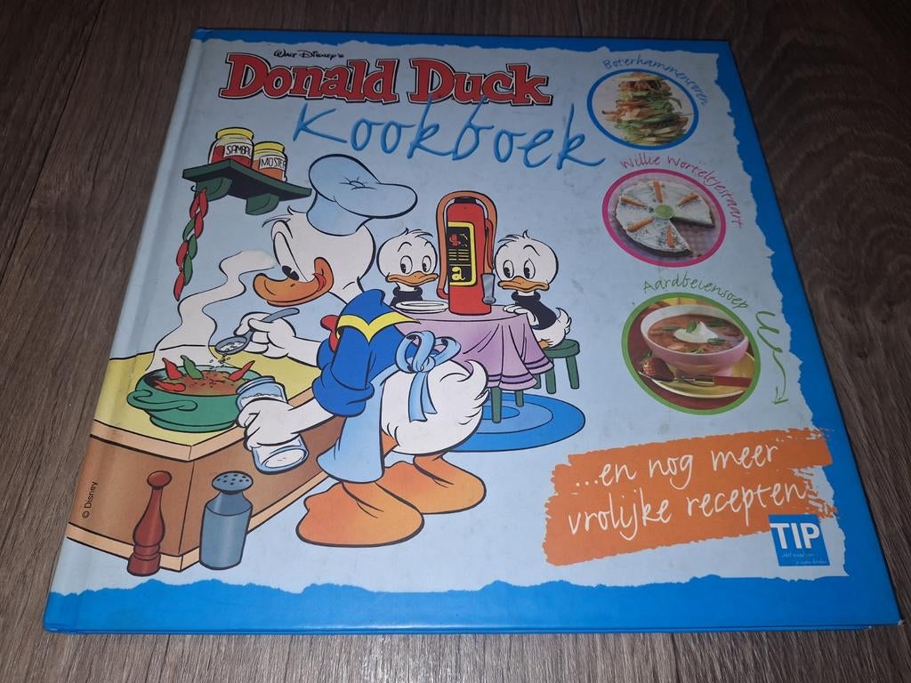 Donald Duck Kookboek - Vrolijke Recepten!, Walt Disney, Gezond koken, Ophalen of Verzenden, Zo goed als nieuw