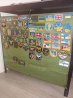 Handgeborduurde velcro patches Oekraïne, Ophalen of Verzenden, Landmacht, Nederland, Embleem of Badge
