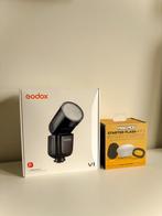 Godox Speedlite V1 Fujifilm + MagMod (NIEUW! Met garantie!), Ophalen of Verzenden, Zo goed als nieuw, Overige merken, Kantelbaar