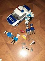 Playmobil politieauto 3904 + motor, Gebruikt, Ophalen of Verzenden