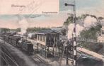 Groningen - Rangeerterrein met treinen/locomotieven 1906, Ophalen of Verzenden, Voor 1920, Gelopen, Groningen