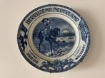 Delfts Blauw Bord Herrijzend Nederland, Ophalen of Verzenden