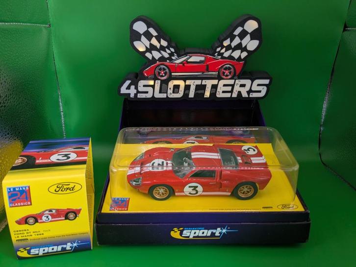 Slotcar 1/32 Scalextric Ford GT MK2 Le Mans 1966 #3, Kinderen en Baby's, Speelgoed | Racebanen, Nieuw, Elektrisch, Overige merken