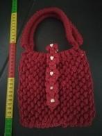 handtasje rood, macrame, damestas, Nieuw, Handtas, Ophalen of Verzenden, Rood