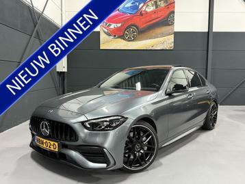 Mercedes-Benz C-Klasse 180 AMG Line Automaat - Leder - Navig beschikbaar voor biedingen