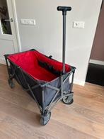 Opvouwbare bolderkar, Ophalen, Gebruikt