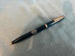 Sheaffer 440 Balpen Donkerblauw met Reclame Tekst, Sheaffer, Gebruikt, Balpen, Ophalen of Verzenden