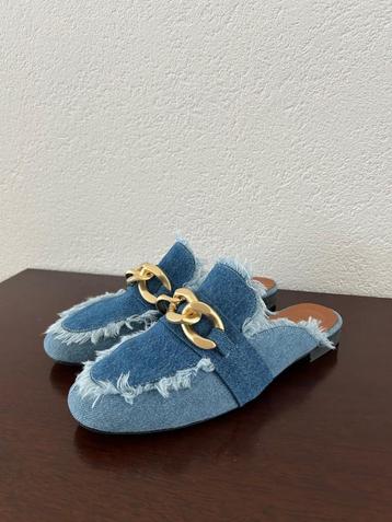 Babouche sammy muiltjes jeans stof beschikbaar voor biedingen