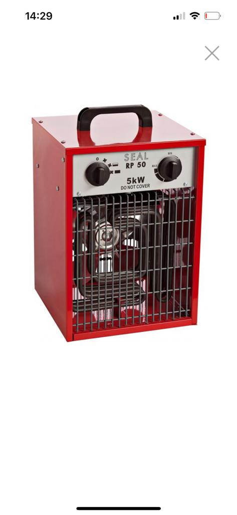 Elektrische verwarming heater nieuw, Ophalen, 30 tot 80 cm, Overige typen, Nieuw