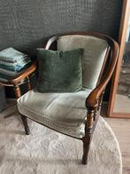 Vintage stoel met houten frame, Ophalen, Hout, Gebruikt, Bruin