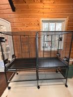 Duo Kooi ook geschikt voor Papegaaie en Lori, Ophalen of Verzenden, Zo goed als nieuw, Metaal, Vogelkooi