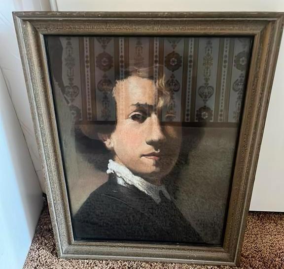 Rembrandt (naar)  45,5  /36,5  cm, Antiek en Kunst, Kunst | Tekeningen en Foto's, Ophalen of Verzenden