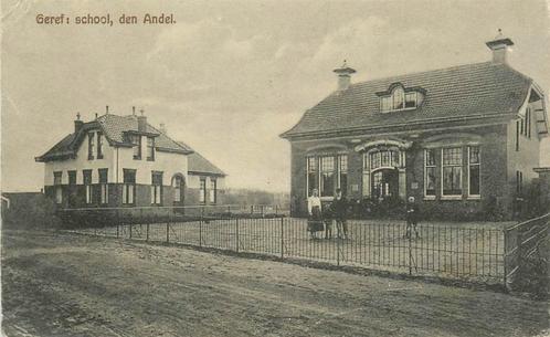(304-206-003) Den Andel Geref. School, Verzamelen, Ansichtkaarten | Nederland, Groningen, Verzenden