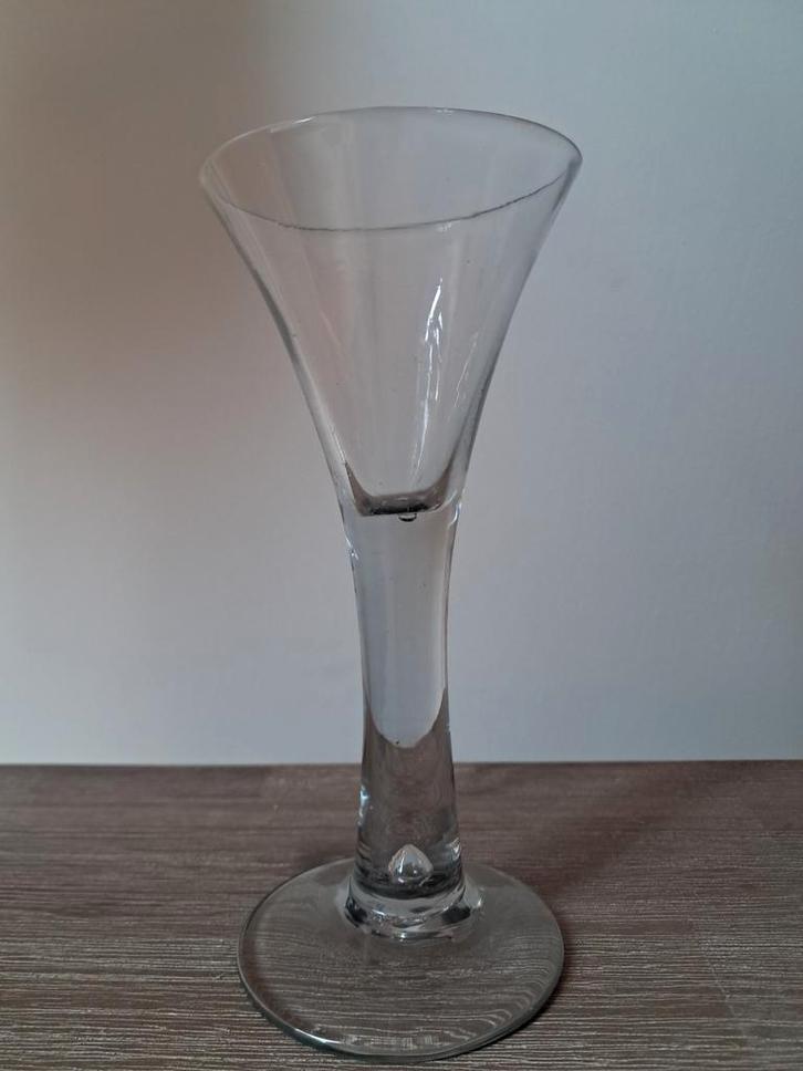 Antiek Loodglas Wijnglas, ca. 1750, Antiek en Kunst, Antiek | Glas en Kristal, Ophalen