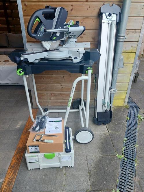 Festool kapex ksc 60 set, Doe-het-zelf en Verbouw, Gereedschap | Zaagmachines, Zo goed als nieuw, Afkortzaag, 1200 watt of meer