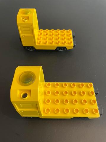 2x Duplo locomotief, defect  beschikbaar voor biedingen