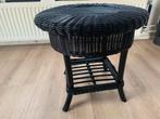 Wicker ronde tafel, Tuin en Terras, Tuintafels, Ophalen, Zo goed als nieuw, Rond, Wicker